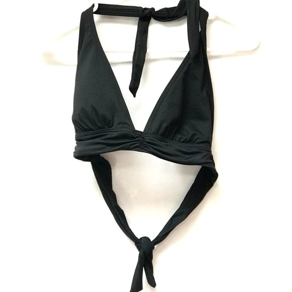 Juicy Couture Other - Juicy Couture Black Bikini Halter Top Only Swim